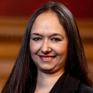 Jennifer Jasberg ist Fraktionsvorsitzende der Grünen in Hamburg.