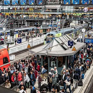 Gedränge Hauptbahnhof