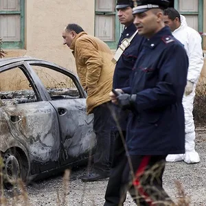 2014 finden Ermittler drei Leichen in einem verbrannten Auto in Süditalien. (Archivfoto).