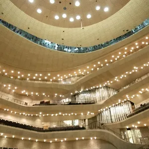 Die leere Hamburger Elbphilharmonie.
