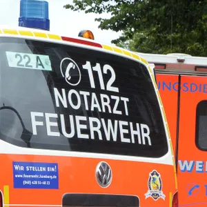NotarztWagen der Feuerwehr.