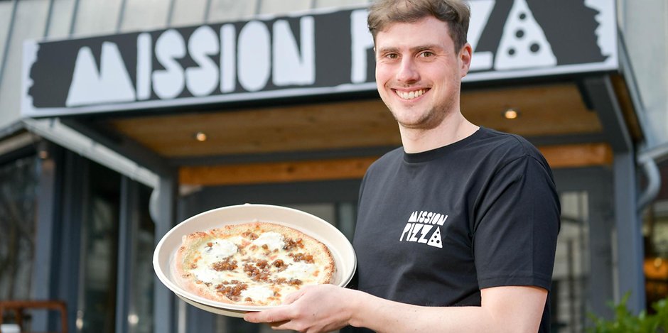 Lucas Chatelain von „Mission Pizza“: Er lässt sich von den Pizzerien aus New York inspirieren.