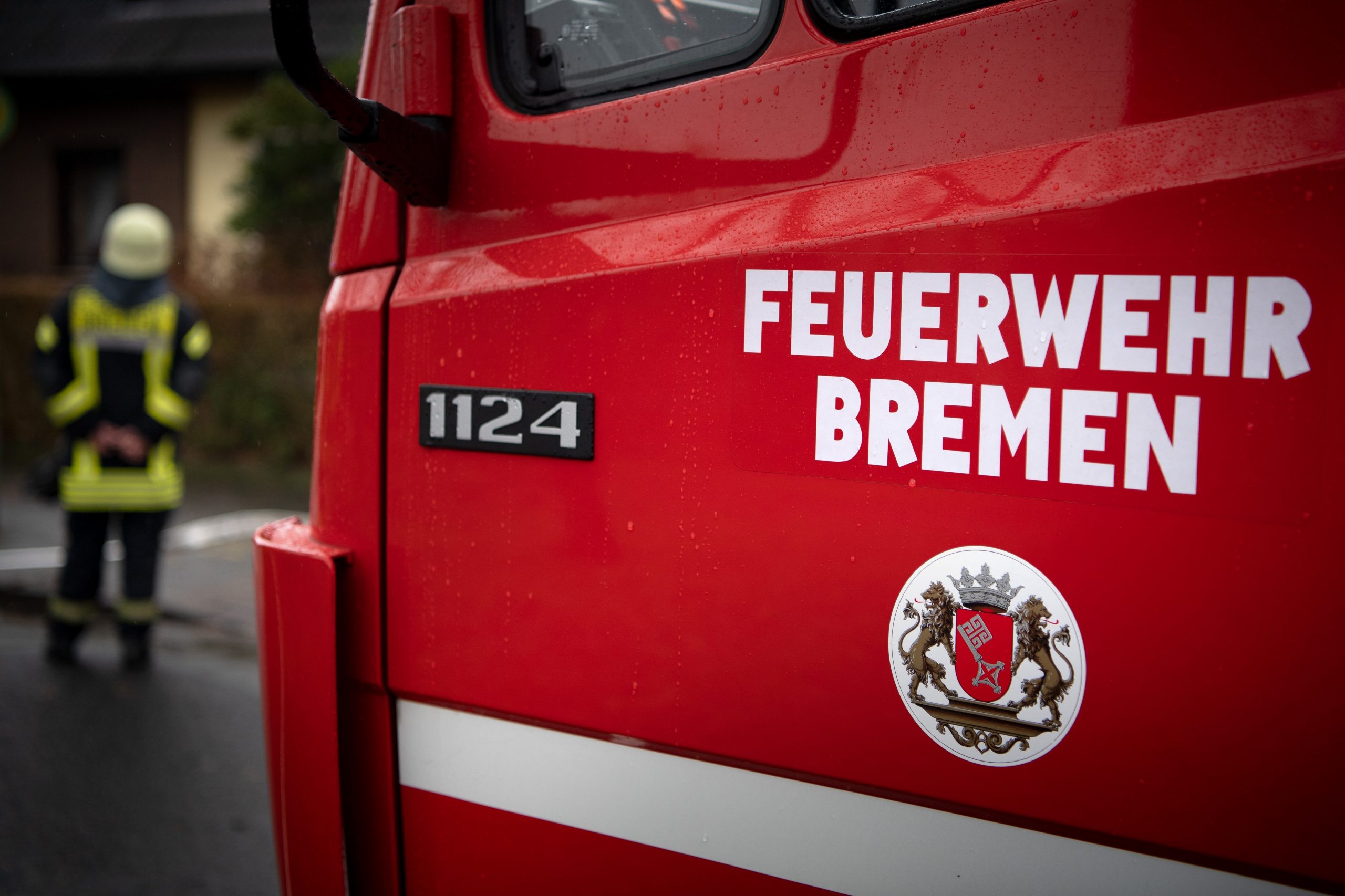 Ein Einsatzfahrzeug der Feuerwehr Bremen.