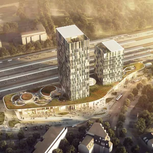 So soll er aussehen: Hamburgs neuer Fernbahnhof Diebsteich.