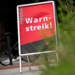 Ver.di hat zum Warnstreik aufgerufen (Symbolbild).