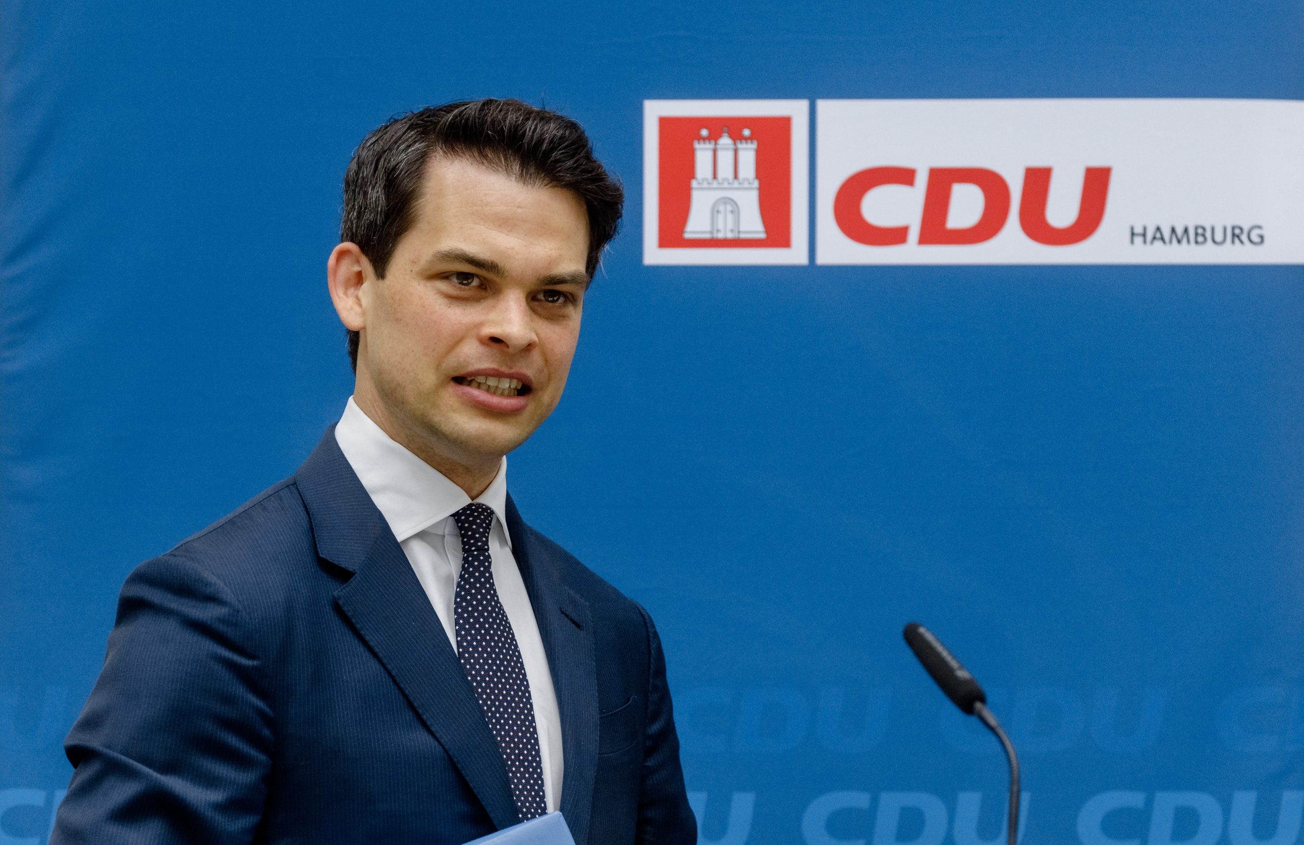 Christoph Ploß, Hamburger CDU-Vorsitzender, sieht seine Partei derzeit in der Offensive.