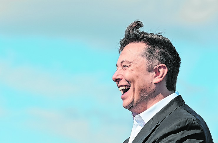 Hat gut Lachen: Elon Musk ist derzeit der zweitreichste Mensch der Welt