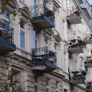 Wohnungen und Balkone in Hamburg-Eimsbüttel