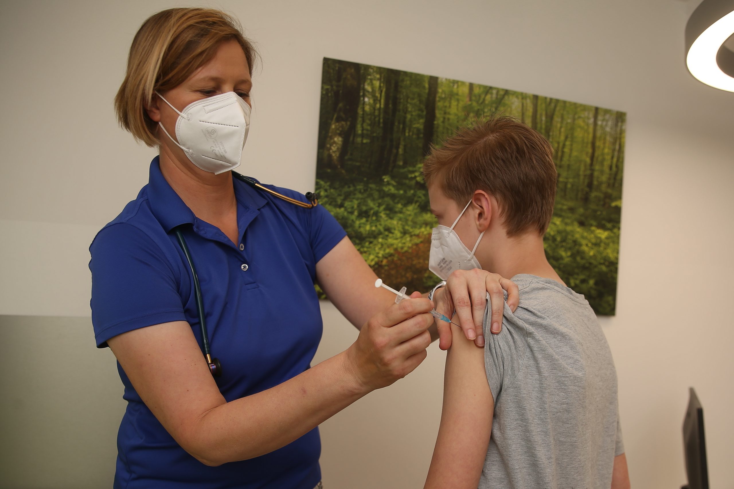 Impfung von Kindern