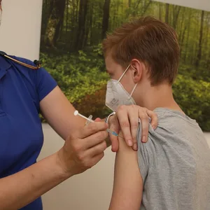 Impfung von Kindern