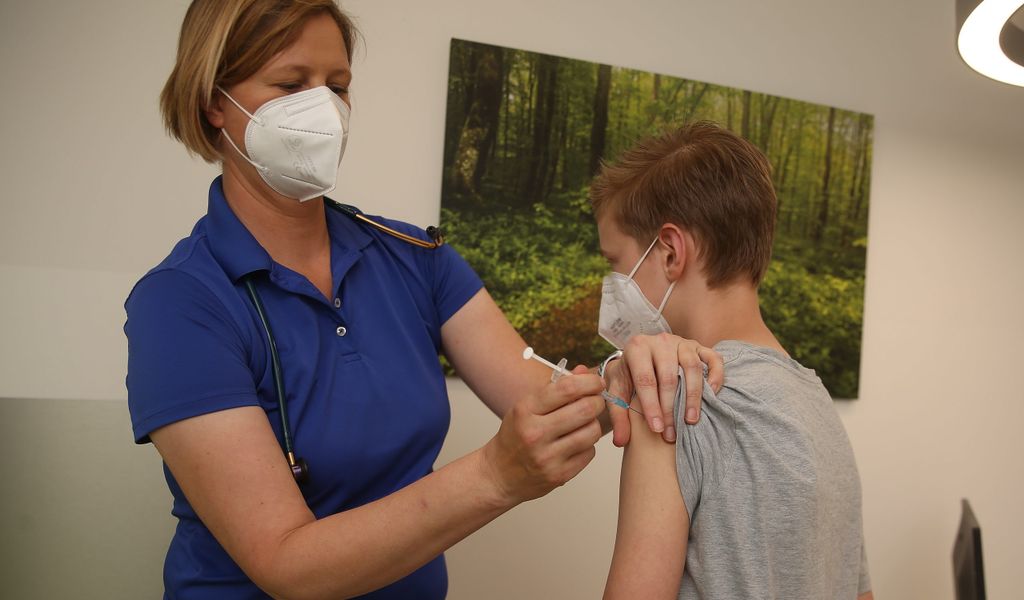 Impfung von Kindern