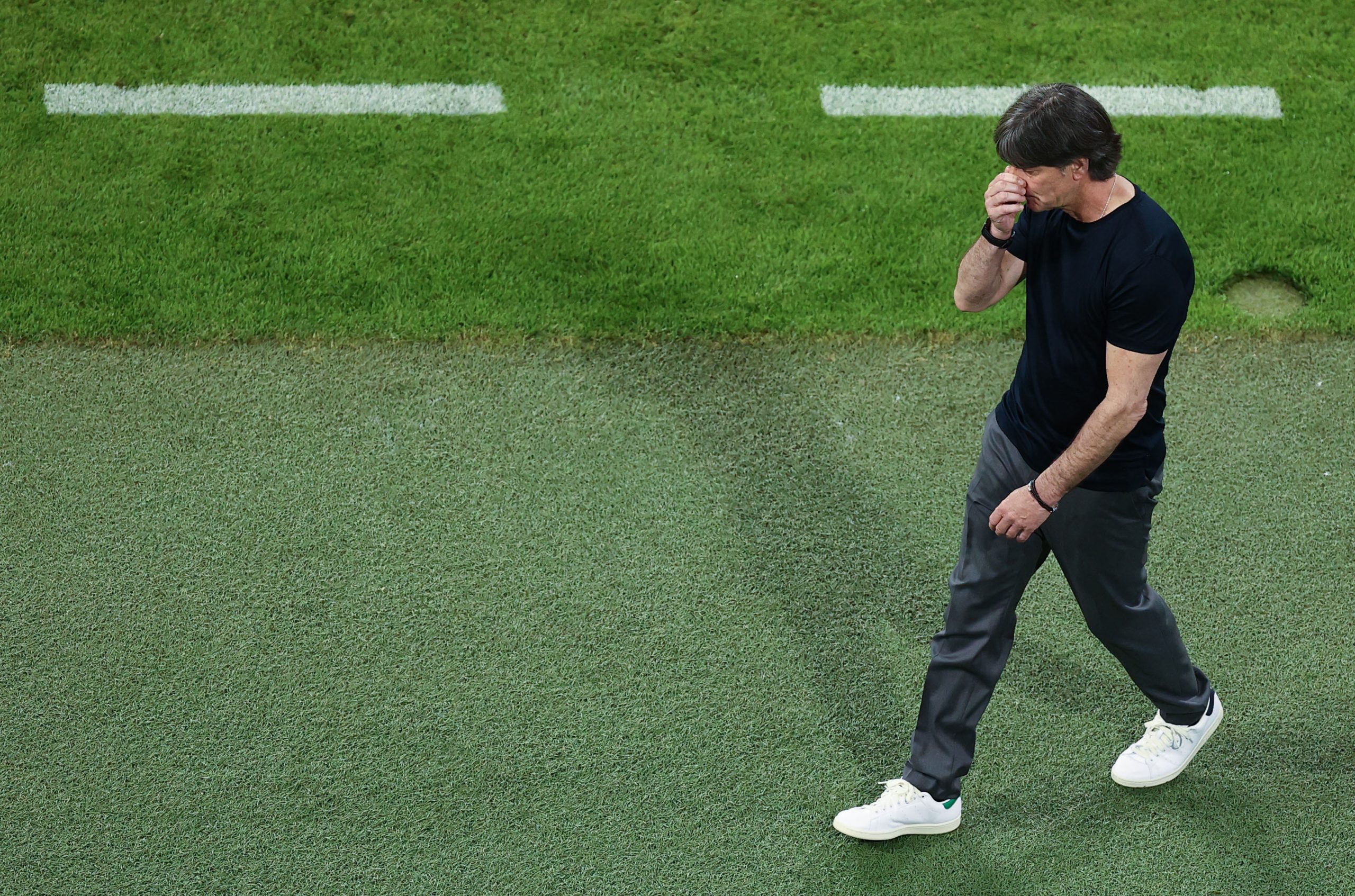Bundestrainer Joachim Löw nach der Niederlage.