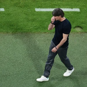 Bundestrainer Joachim Löw nach der Niederlage.