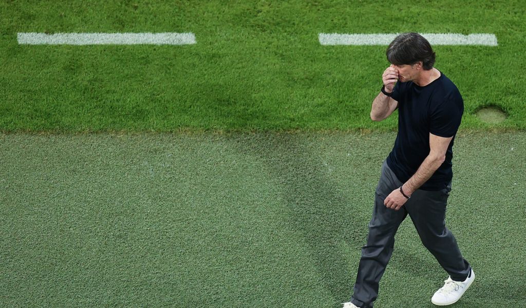 Bundestrainer Joachim Löw nach der Niederlage.