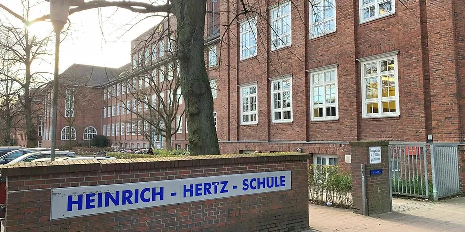 Die Heinrich-Hertz-Schule am Grasweg in Winterhude.