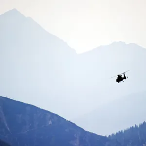 Rettungshubschrauber am Untersberg