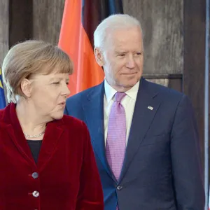 Merkel und Biden