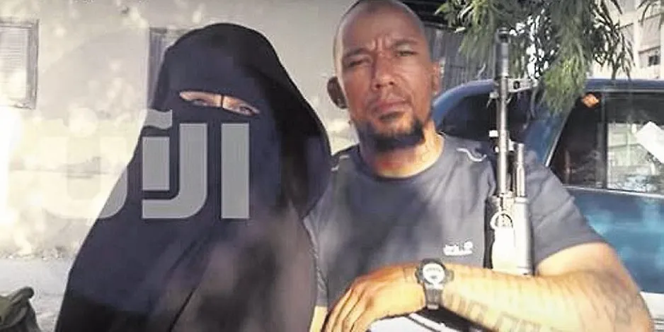 Omaima A. mit dem IS-Terroristen Denis Cuspert