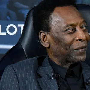 Pele im Stadion