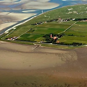 Die Insel Neuwerk aus der Vogelperspektive