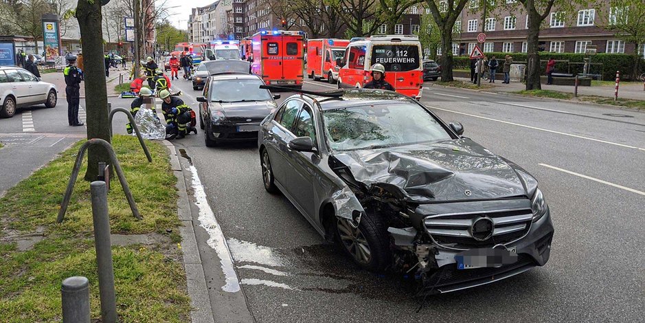Unfall an der Kieler Straße