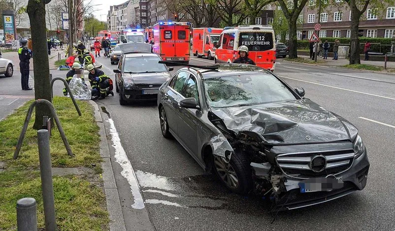 Unfall an der Kieler Straße