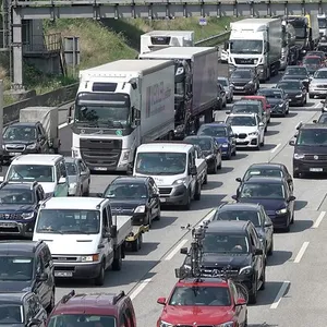 Stau auf der A7 (Symbolfoto)