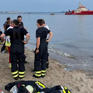 Schwimmer in Elbe vermisst