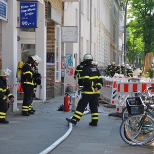 Hamburg Gas-Austritt Ottensen