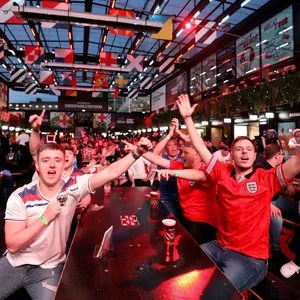 England-Fans beim Public Viewing