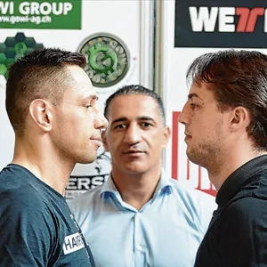 Felix Sturm und James Kraft