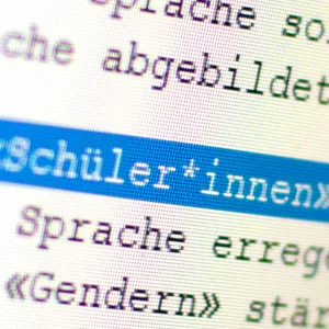 Geschlechtergerechte Sprache mit dem „Gendersternchen“ (Symbolbild).
