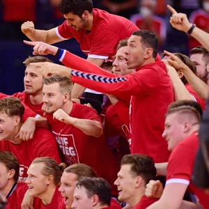 Riesenjubel über den Bundesliga-Aufstieg bei Hamburgs Handballern
