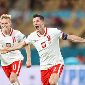 Robert Lewandowski hielt mit seinem Tor gegen Spanien die polnischen EM-Hoffnungen aufrecht