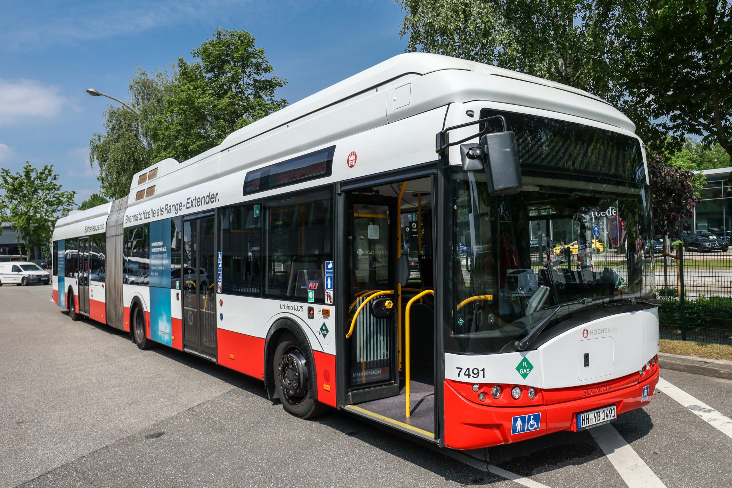H2-Prototypbuss der Hochbahn