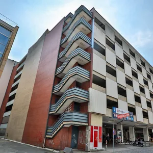 Das Parkhaus in der Gröningerstraße in Hamburg