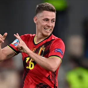 Thorgan Hazard feiert sein goldenes Tor