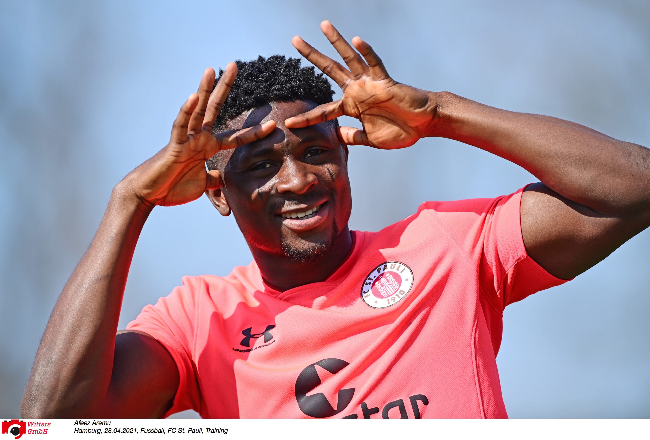 Afeez Aremu freut sich auf seine zweite Saison beim FC St. Pauli.