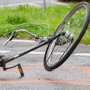 Fahrradunfall (Symbolbild)