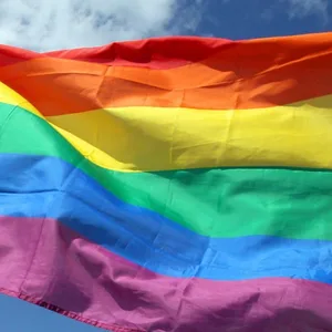 Regenbogenfahne.