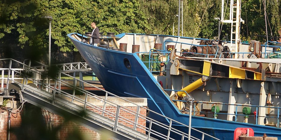 Im August 2020 krachte der Frachter „Else“ in ein Schleusentor in Kiel.