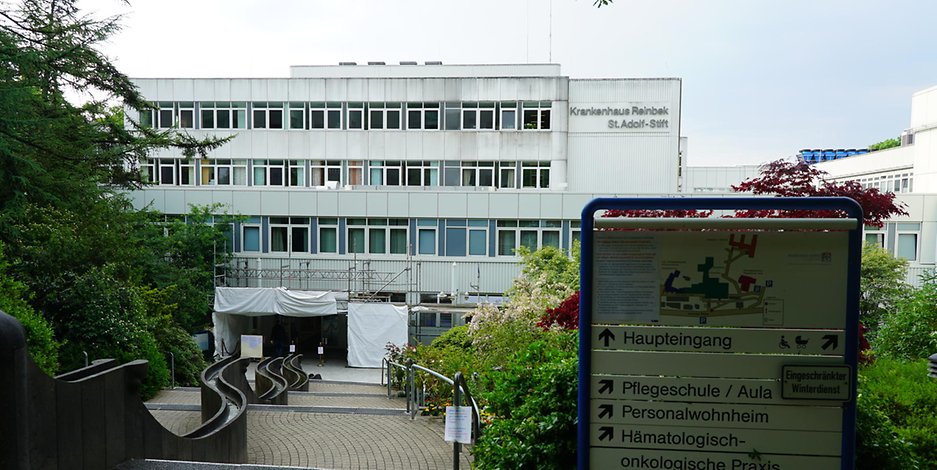 Das Krankenhaus „St. Adolf-Stift“ in Reinbek