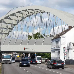 Wuchtig: So soll die neue Sternbrücke aussehen.