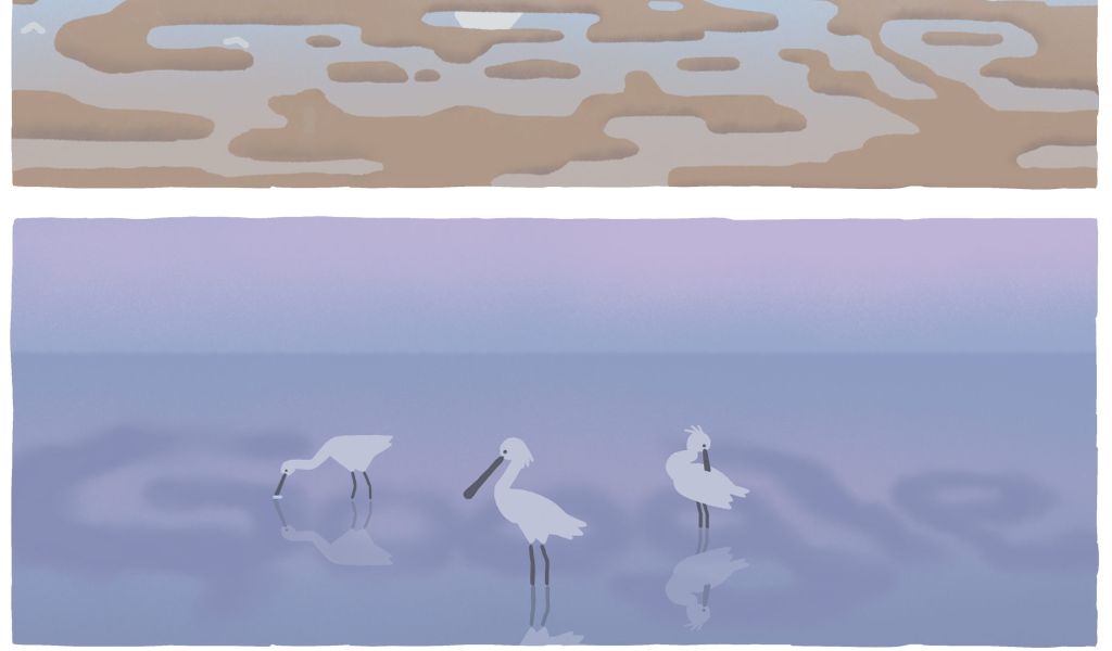 Google Doodle in Wattenmeer-Optik