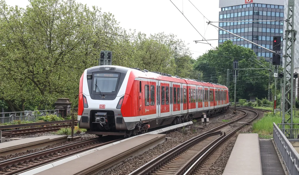 S-Bahn in Hamburg.