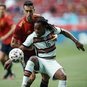 Sergio Busquets gegen Renato Sanches