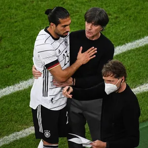 Emre Can und Joachim Löw