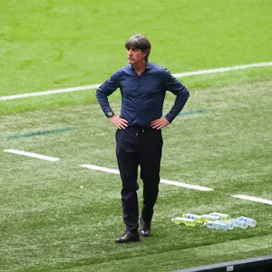 Joachim Löw bei seinem letztem Länderspiel nach 15 Jahren als Bundestrainer
