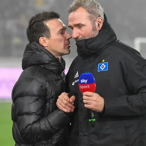 Christian Eichner und Tim Walter Kopf an Kopf
