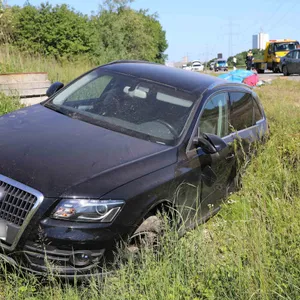 Die Unfallstelle auf der A19 bei Rostock.